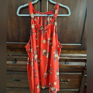 Torrid blouse. NWOT. Beautiful orange color. Size 3x